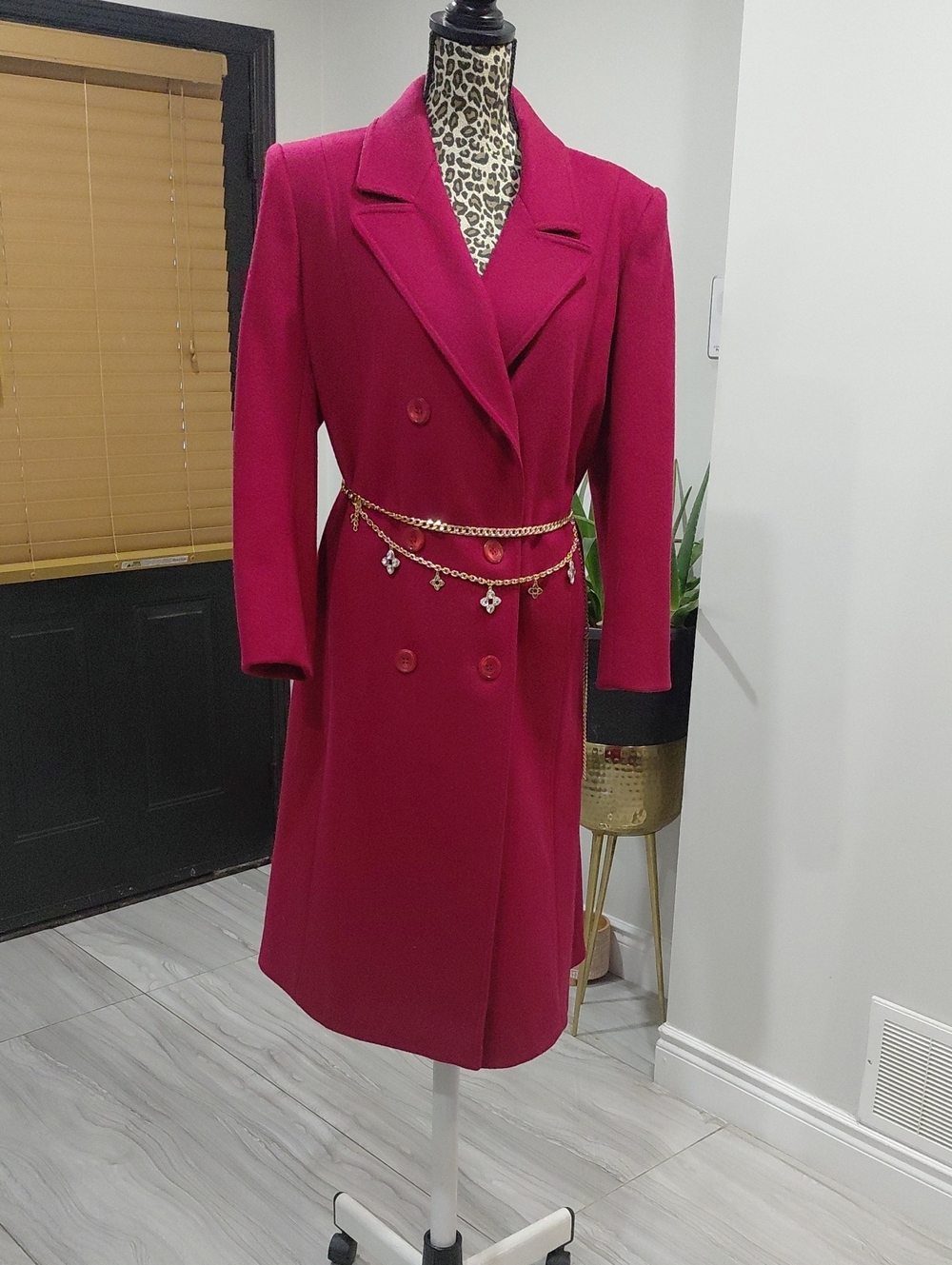 100% Wool Coat In Excellent Condetion